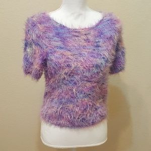 ASOS Fuzzy Purple Sweater Top 💜